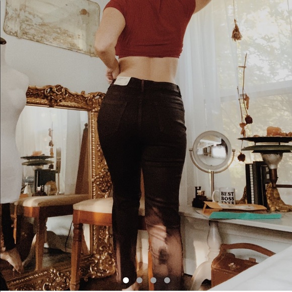 🧓🏾BNWT soft surroundings jeans w appliqué👮🏿♂️ - Picture 1 of 4